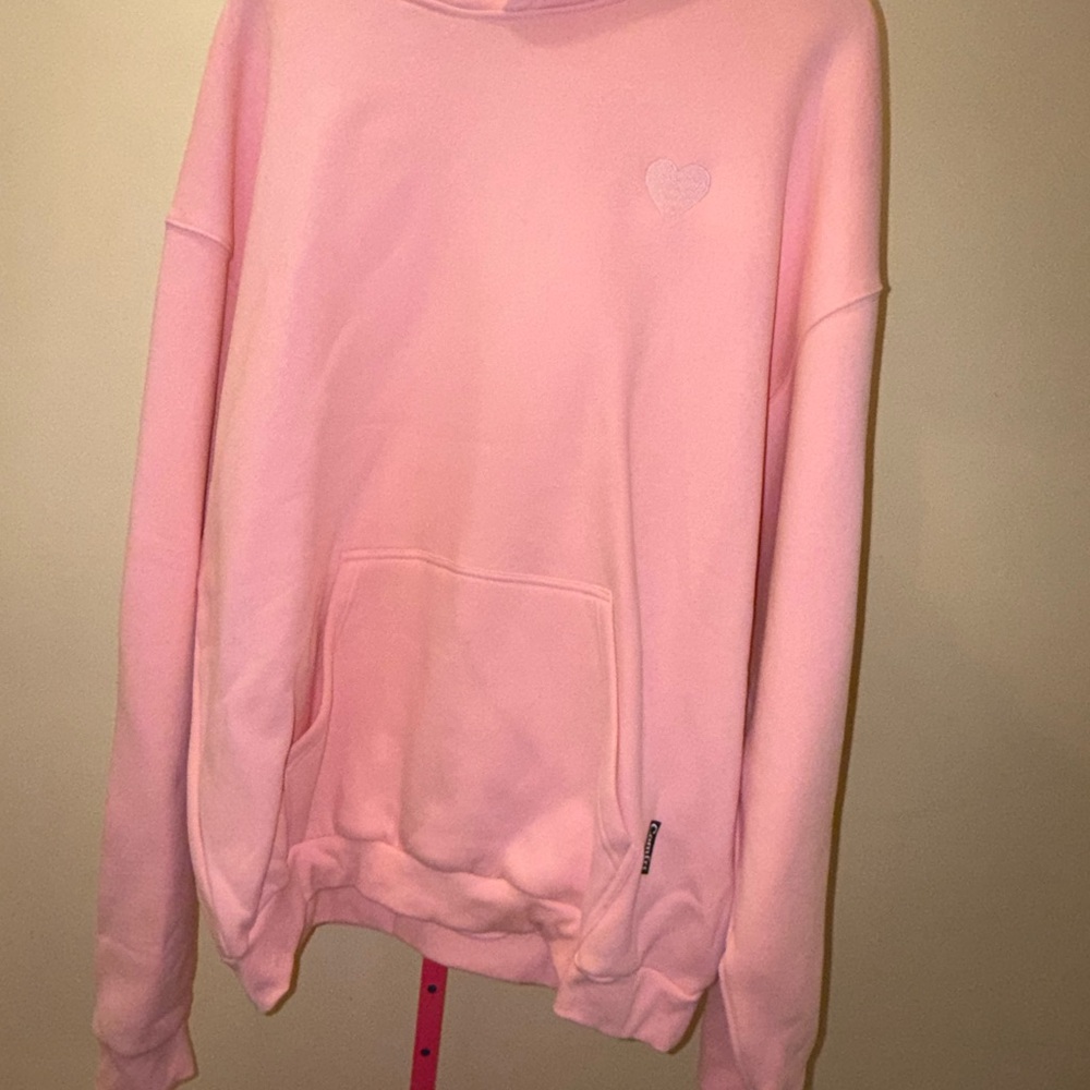 Cozy Pink Heart Women's Hoodie